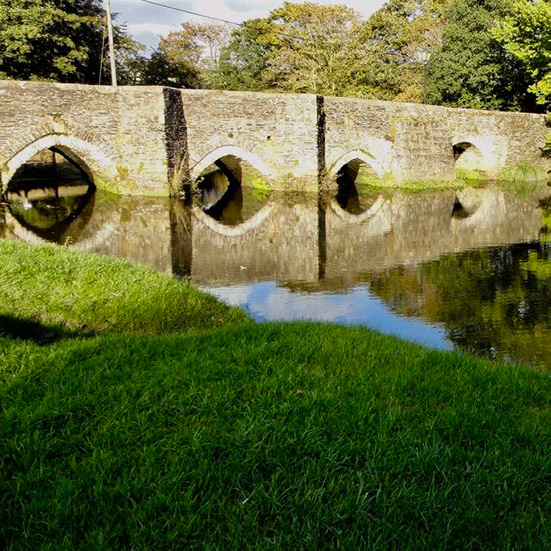 Bridge near The Moorings, a luxury holiday cottage for rent in Lostwithiel Cornwall