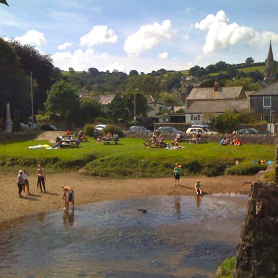 River near The Moorings, a luxury holiday cottage for rent in Lostwithiel Cornwall