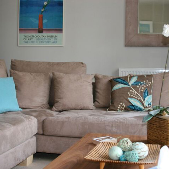 Living room at The Moorings, a luxury holiday cottage for rent in Lostwithiel Cornwall